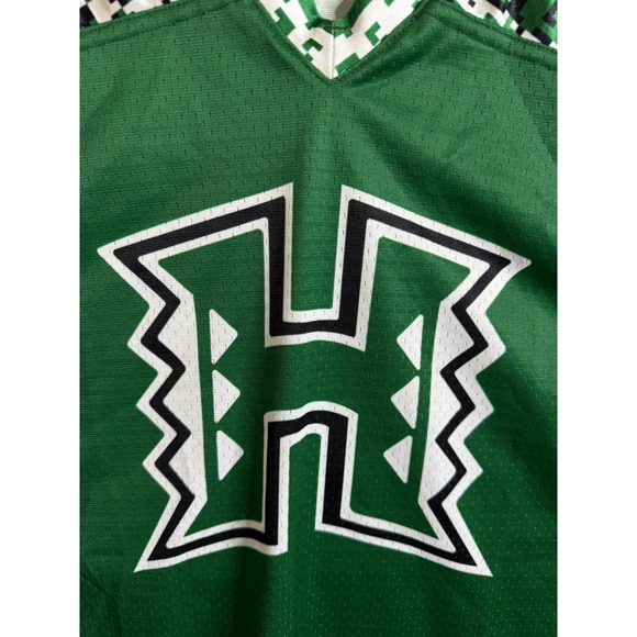 University of Hawaii Football Jersey Men's Large Green Camo - Picture 5 of 11